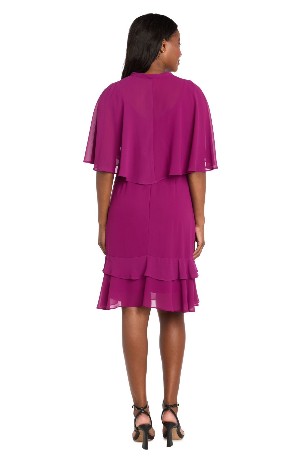 2pc Chiffon Caplet and Dress