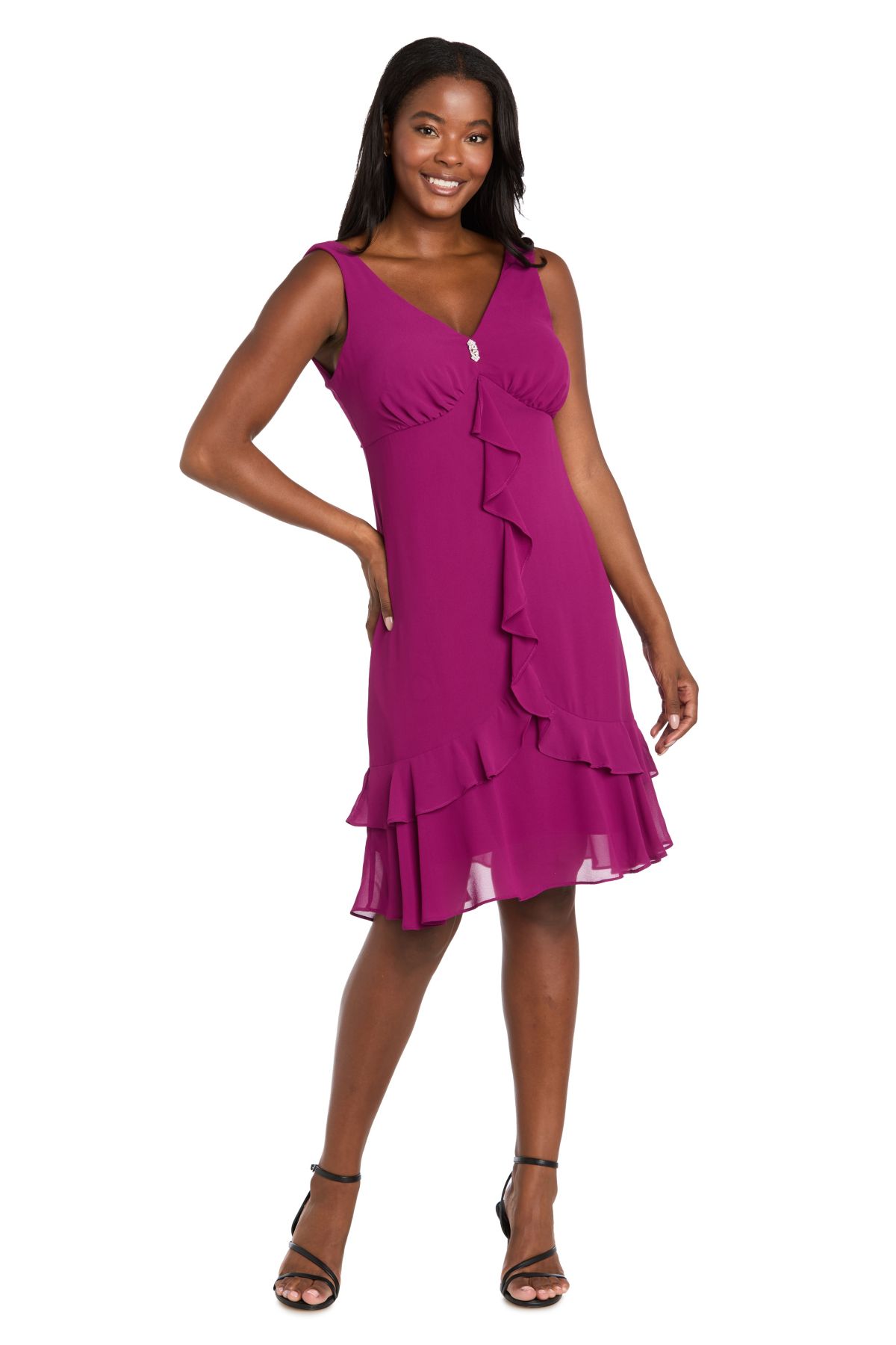 2pc Chiffon Caplet and Dress