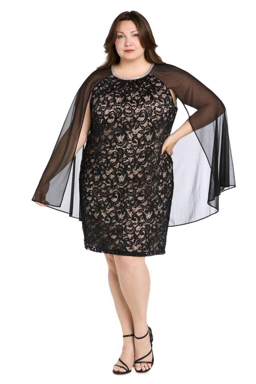 Lace Capelet Dress