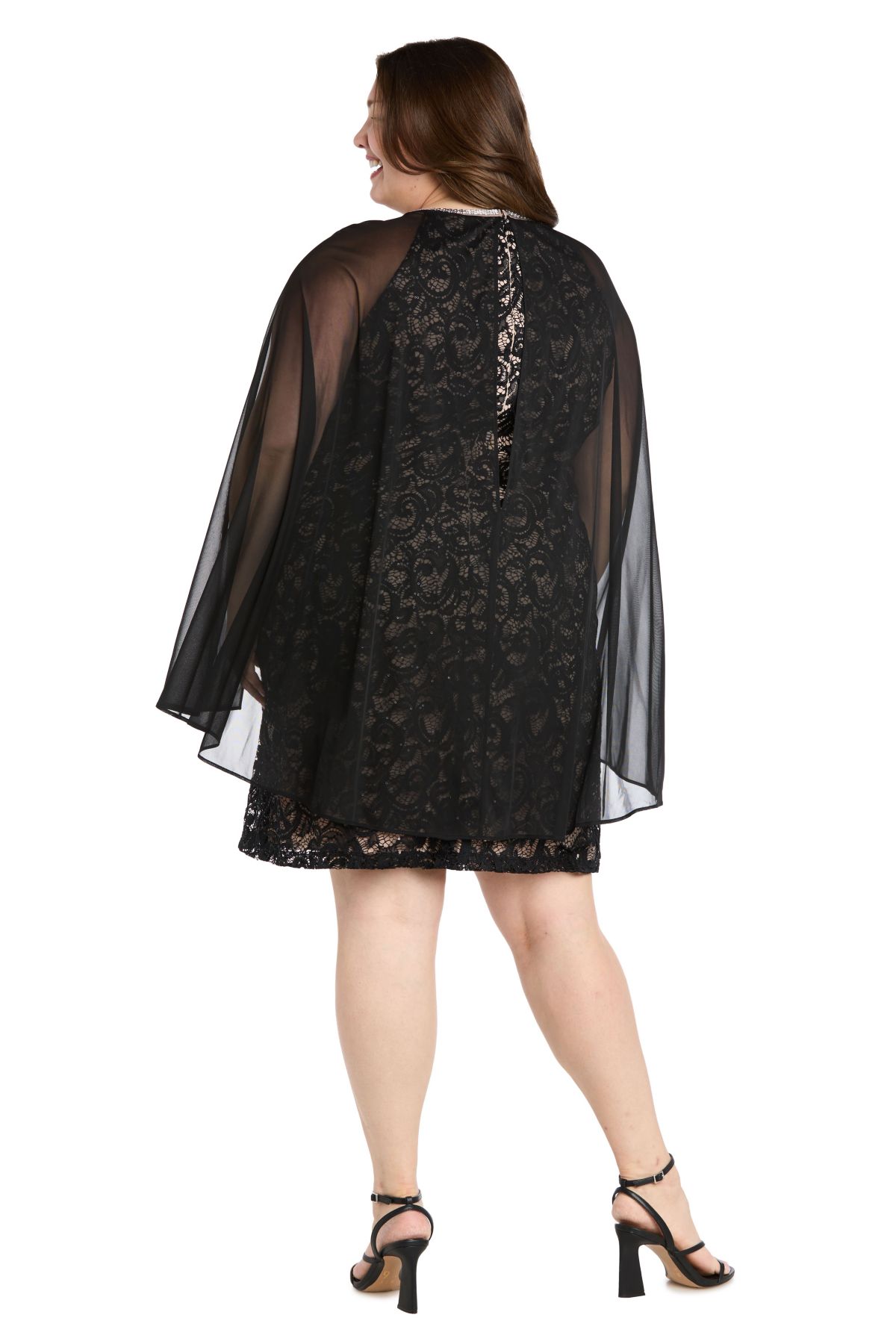 Lace Capelet Dress