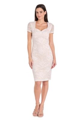 white-lace-sheath-dress" | belk