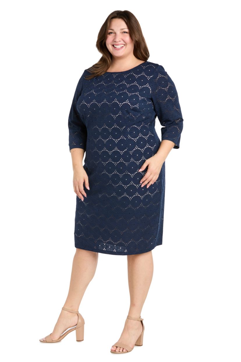 Womens 1Pc Crochet Lace Sheath