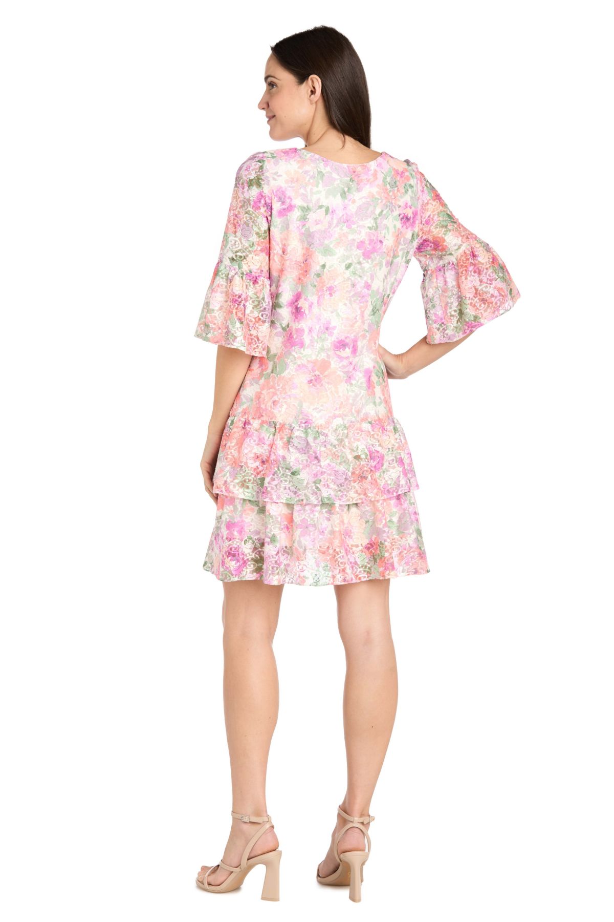 Missy 1Pc A- Line Tiered Hem Dress