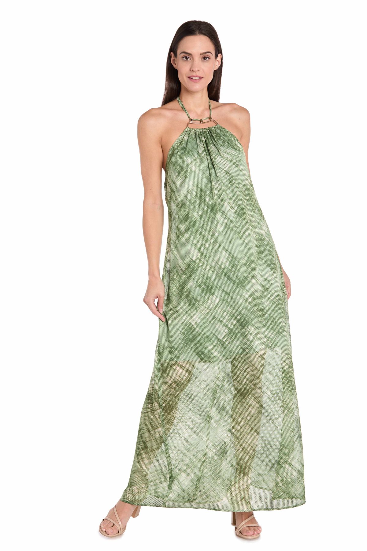 Missy 1Pc Printed Maxi Dress