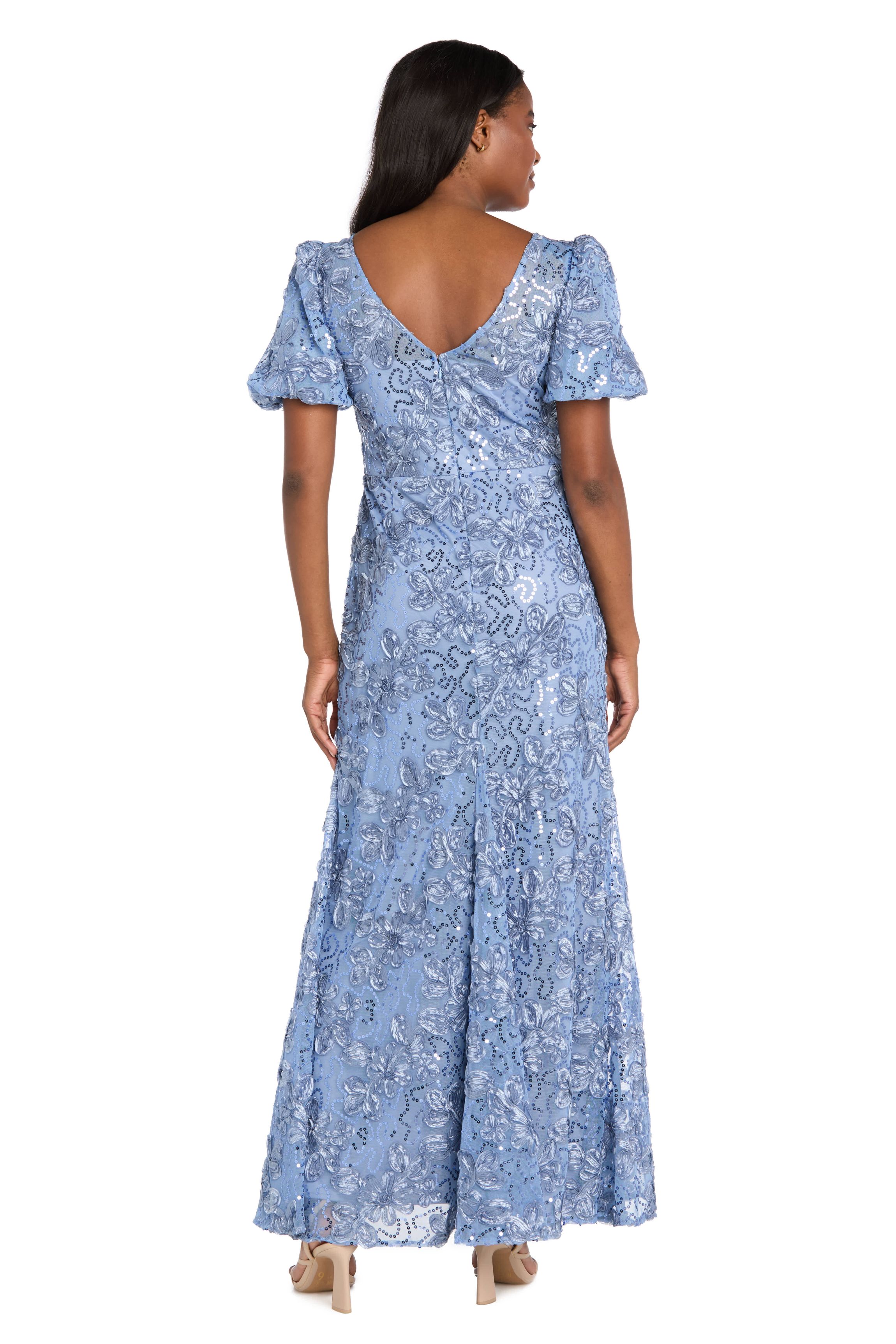 belks formal dresses Blue A-line Spaghetti Tulle Straps Lace Prom Party Dresses PL390 main image 0
