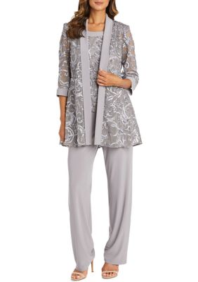 Soutache Jacket and Tank Pantsuit