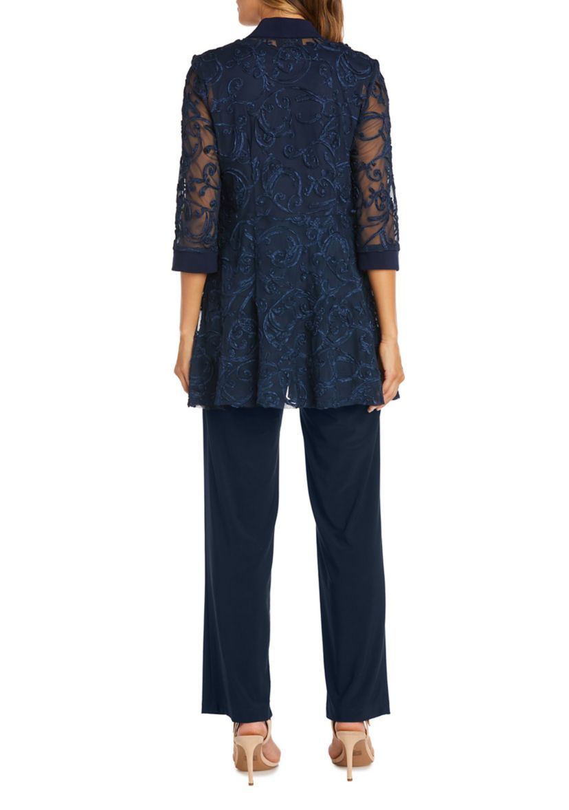 Soutache Jacket and Tank Pantsuit