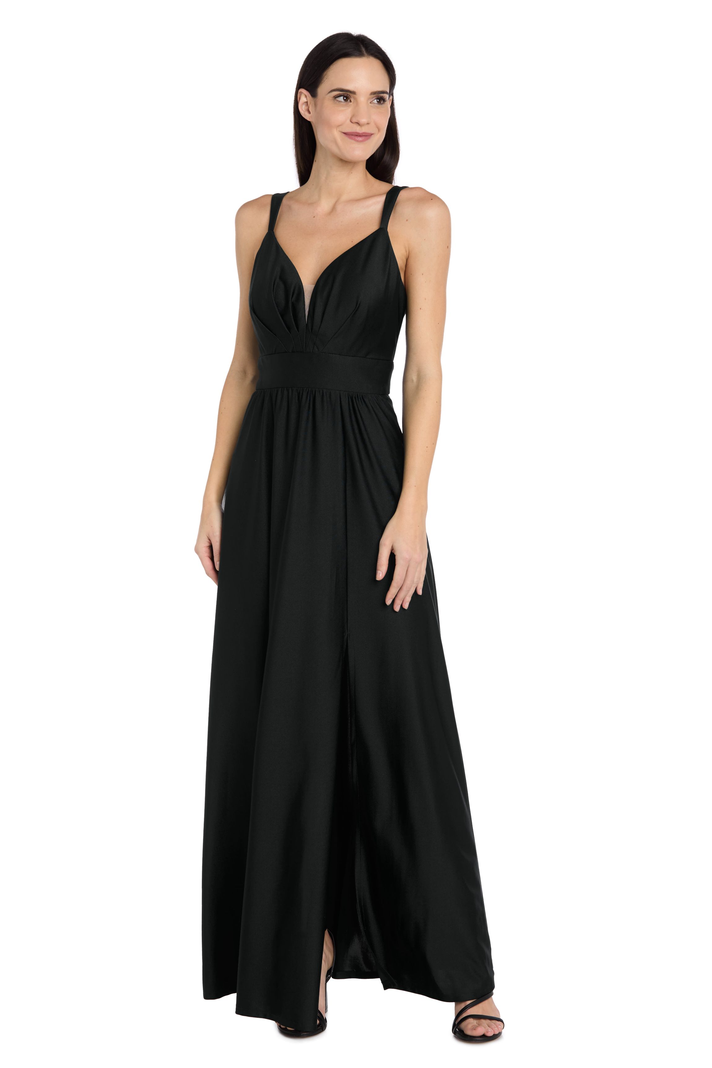 belk black prom dresses Scala 61315 Long Beaded Formal Fringe Prom Dress