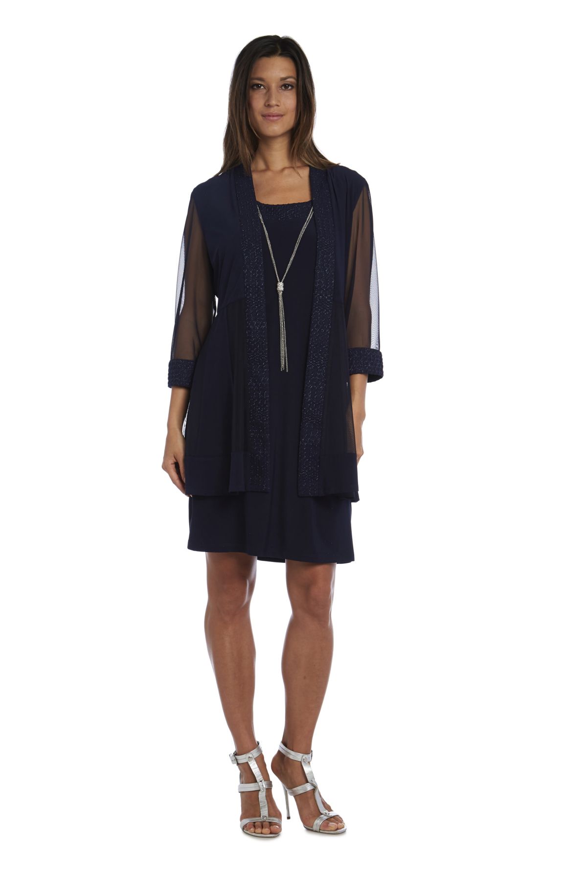 2Pcs Hoya Jacquard With Glitter Referee Jacket  Dress