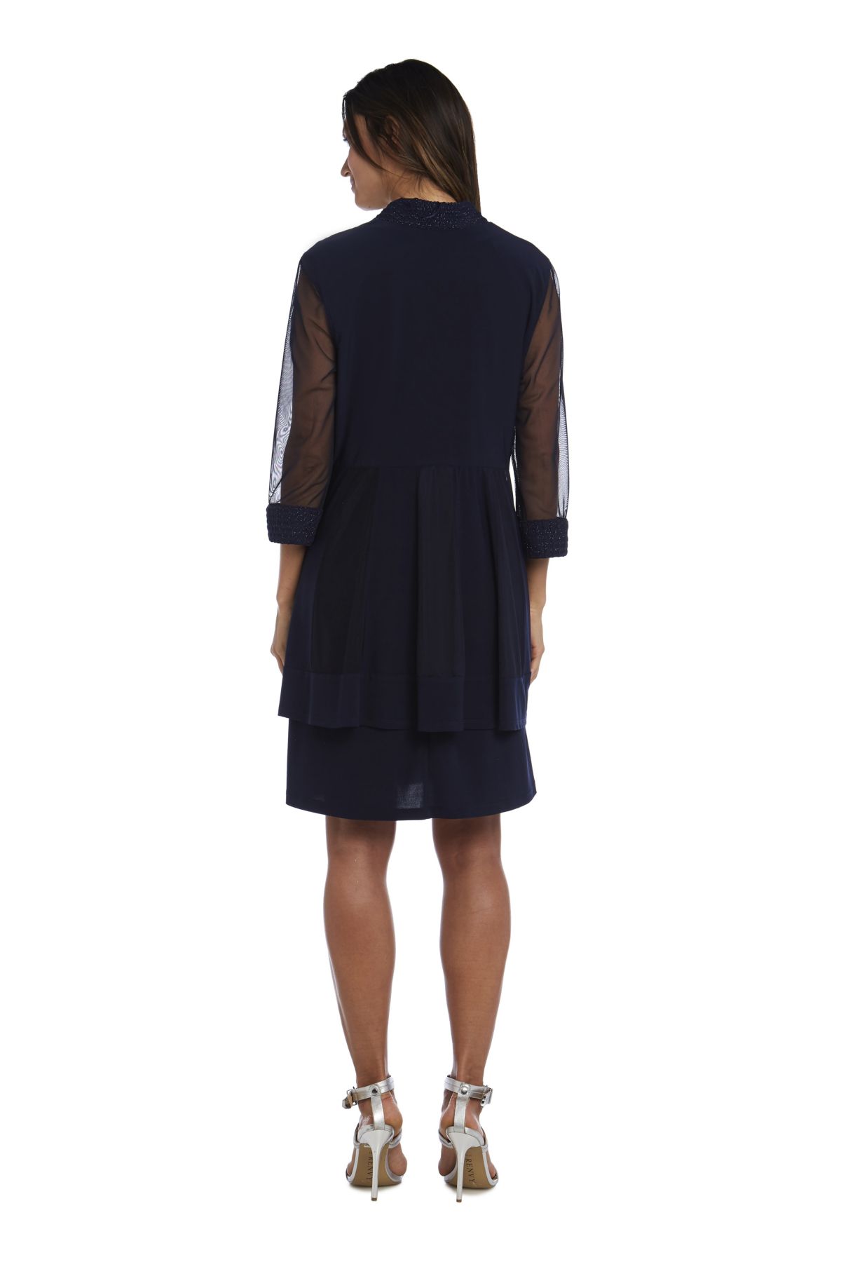 2Pcs Hoya Jacquard With Glitter Referee Jacket  Dress