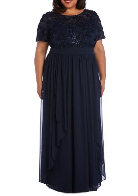 belk plus size evening dresses