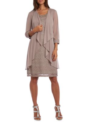 RM Richards Long Lace Jacket Dress | belk