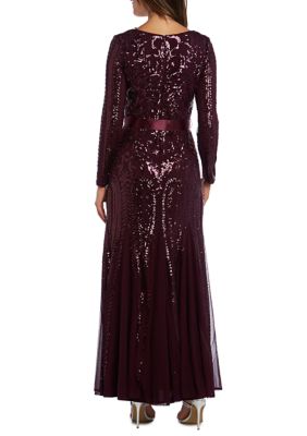 Petite Long Sequin Dress