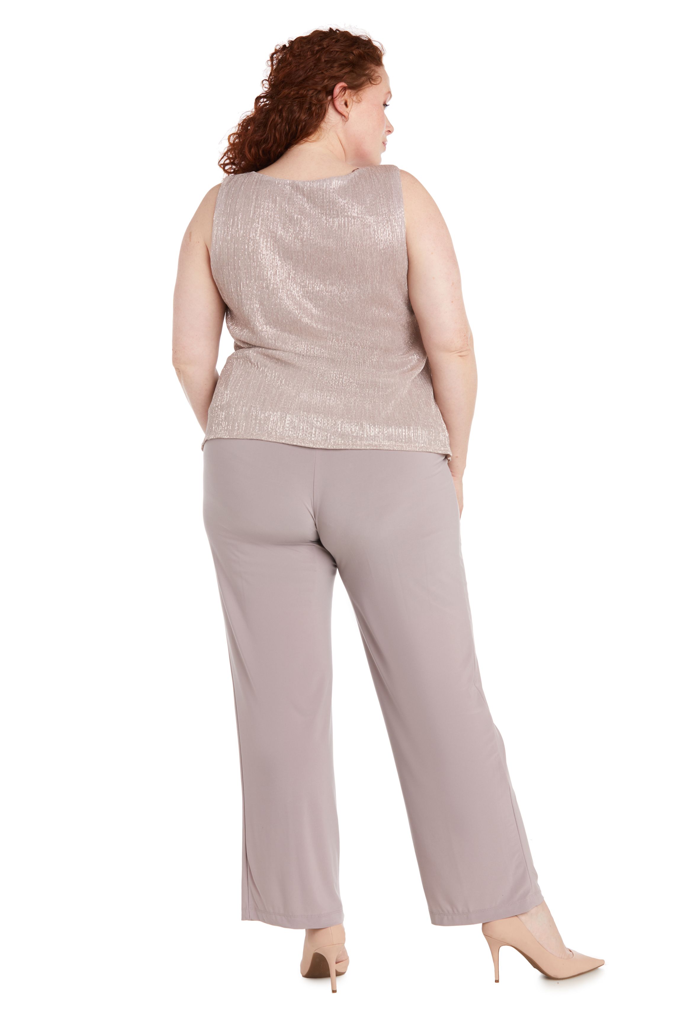 3Pc Festival Crinkle Duster Pant Set