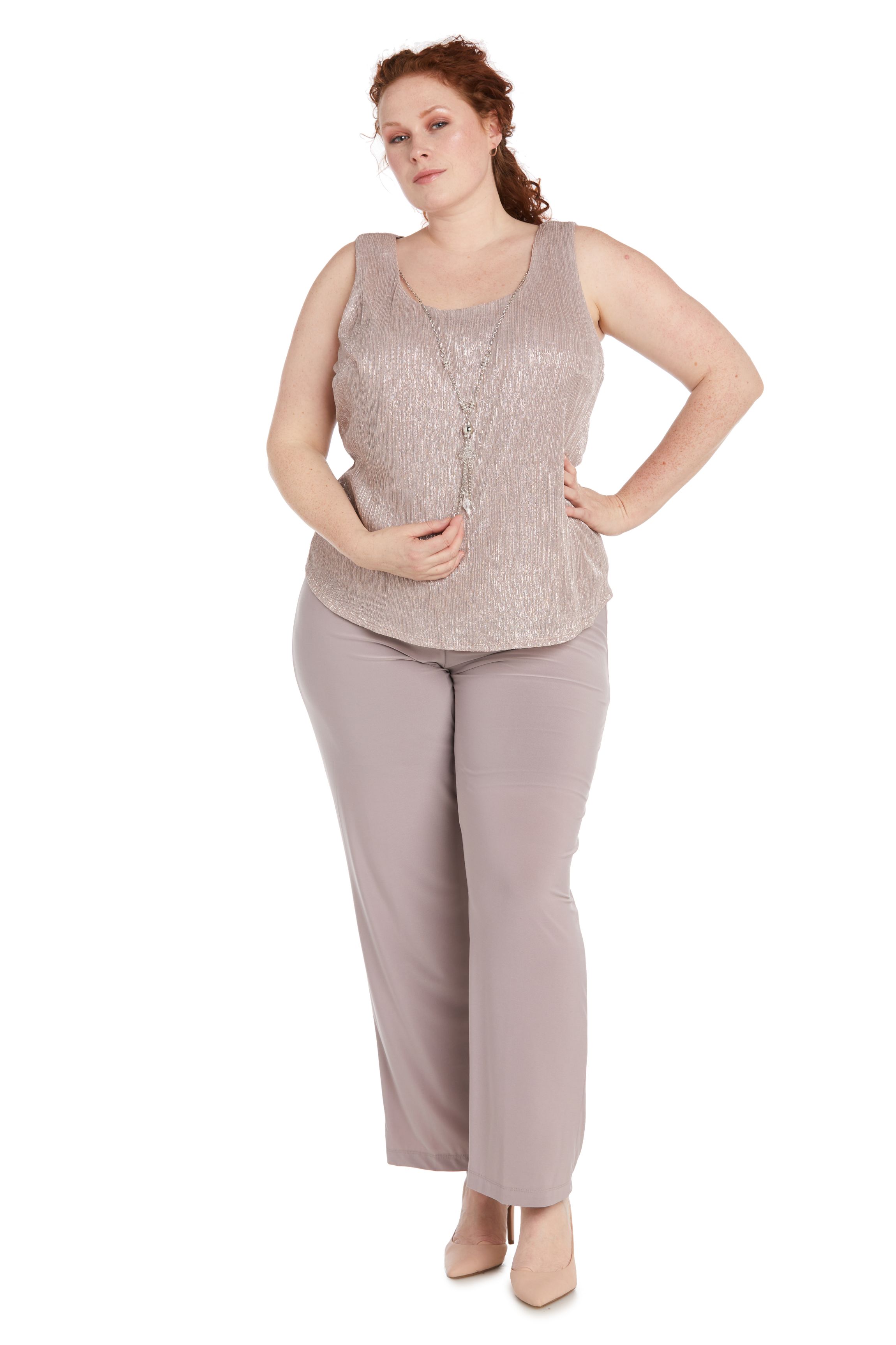 3Pc Festival Crinkle Duster Pant Set