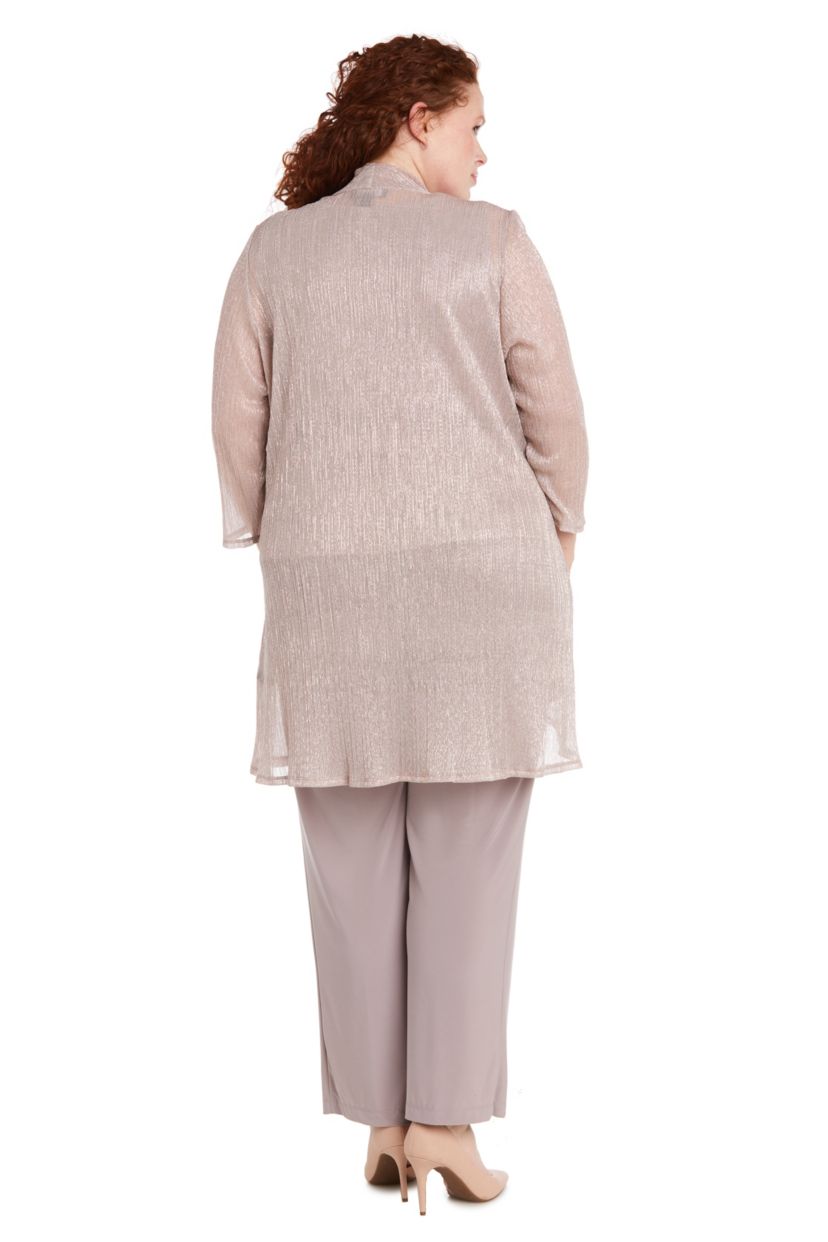 3Pc Festival Crinkle Duster Pant Set