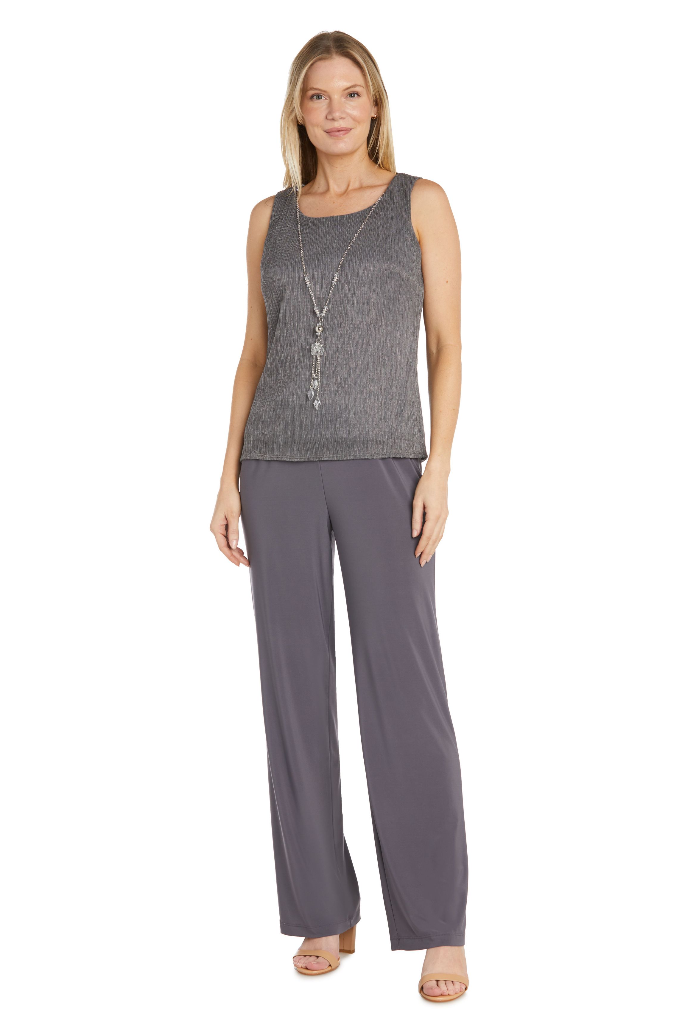 3Pc Festival Crinkle Duster Pant Set