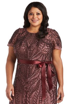 Belk plus size deals formal wear