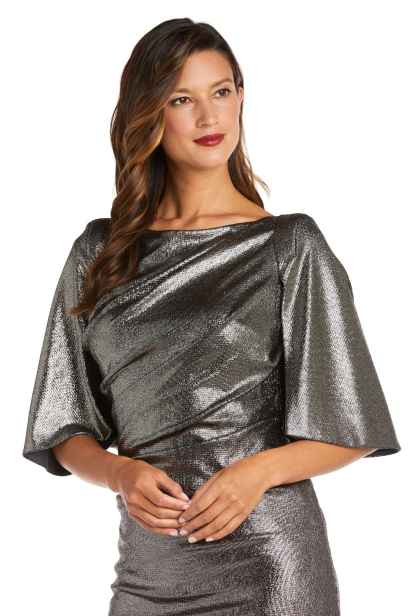 1Pc Drape Caplet Bodycon Dress