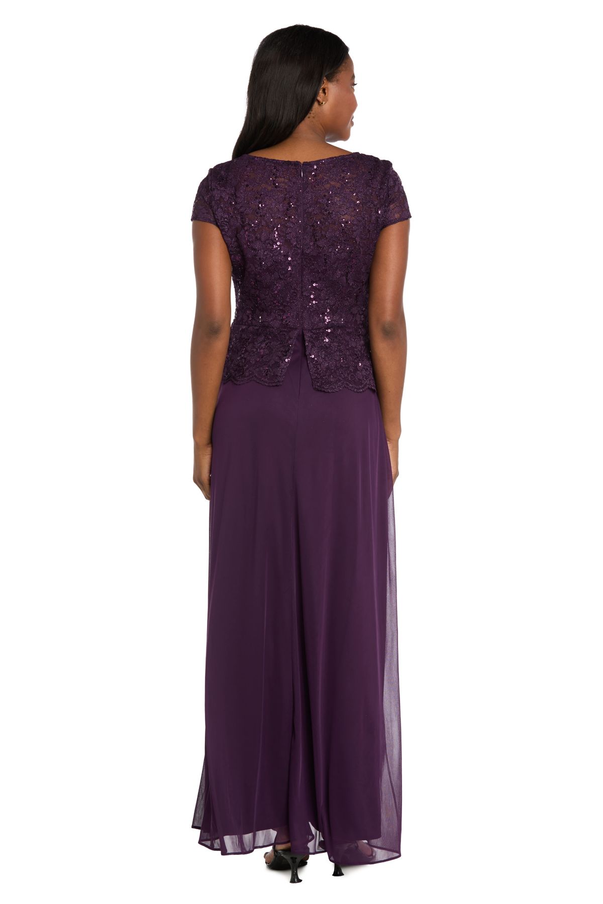 Scallop Lace Wrap Dress