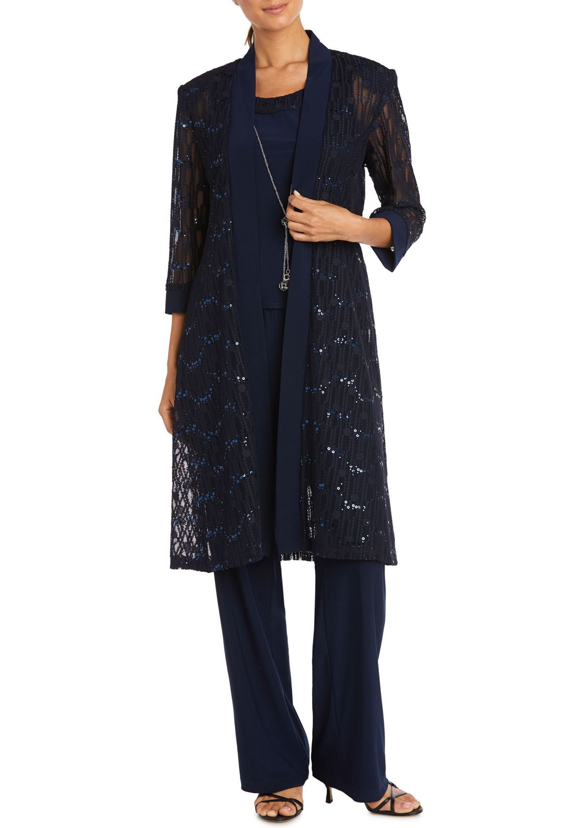 Duster and Pantsuit Set