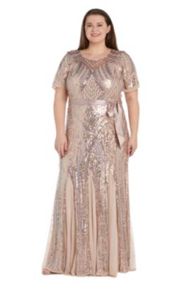 Jessica howard empire clearance plus size formal dresses