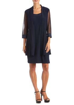 R & M Richards Petite Poncho Dress | belk