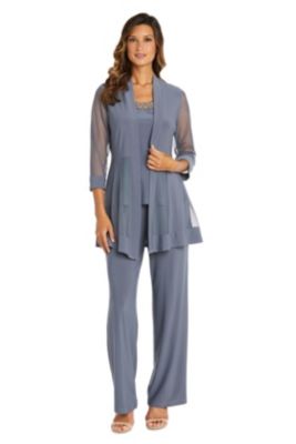 R&M Richards Petite Two-Piece Pant Suit