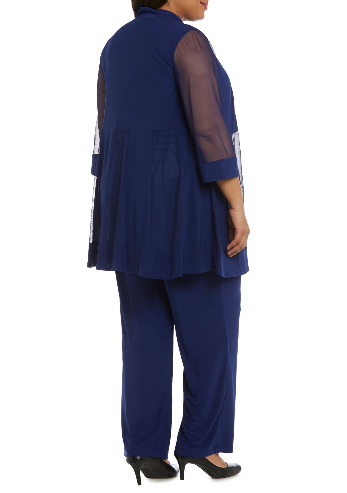 Bead Neck Mock 2 Pc Pant