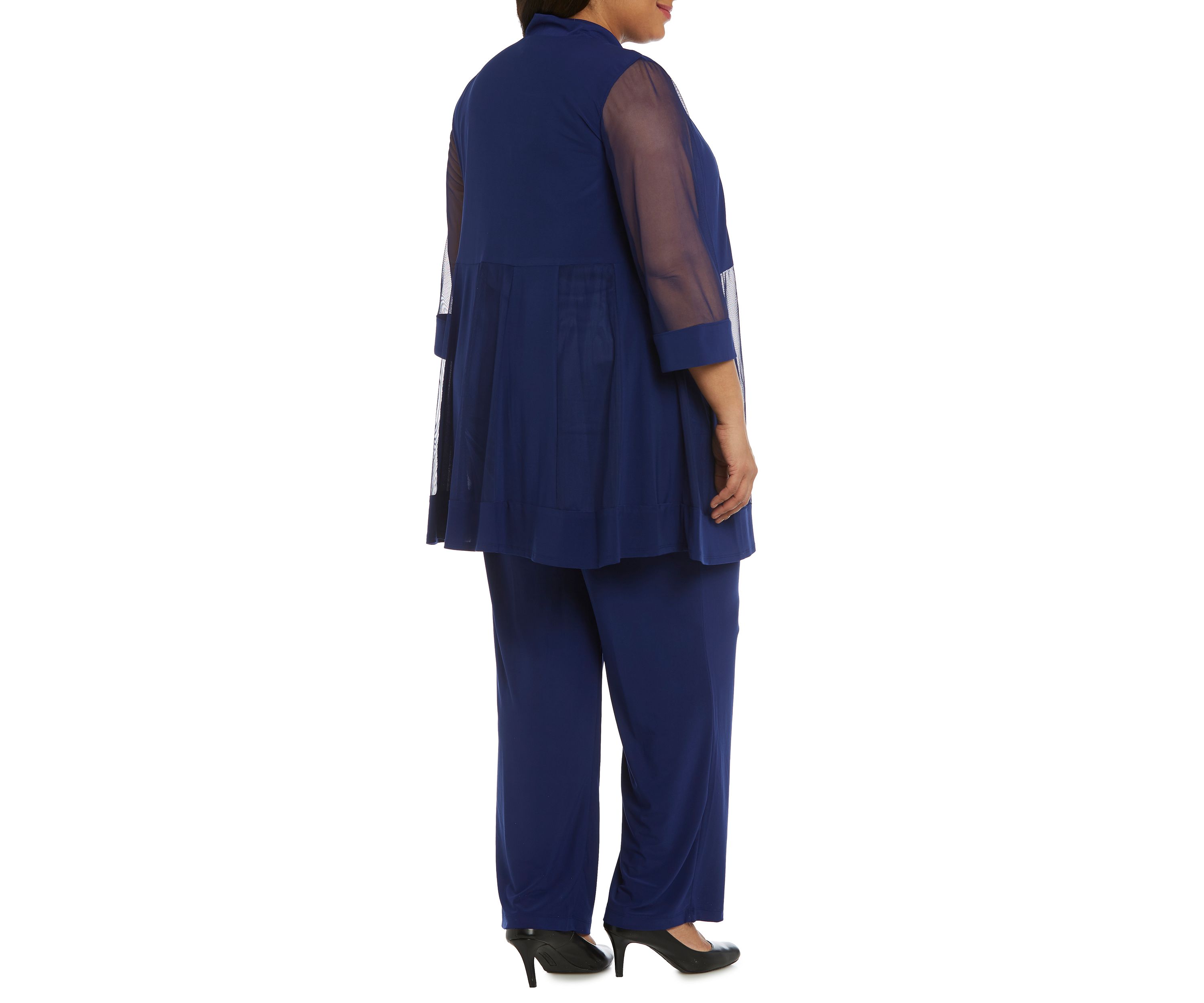 Bead Neck Mock 2 Pc Pant