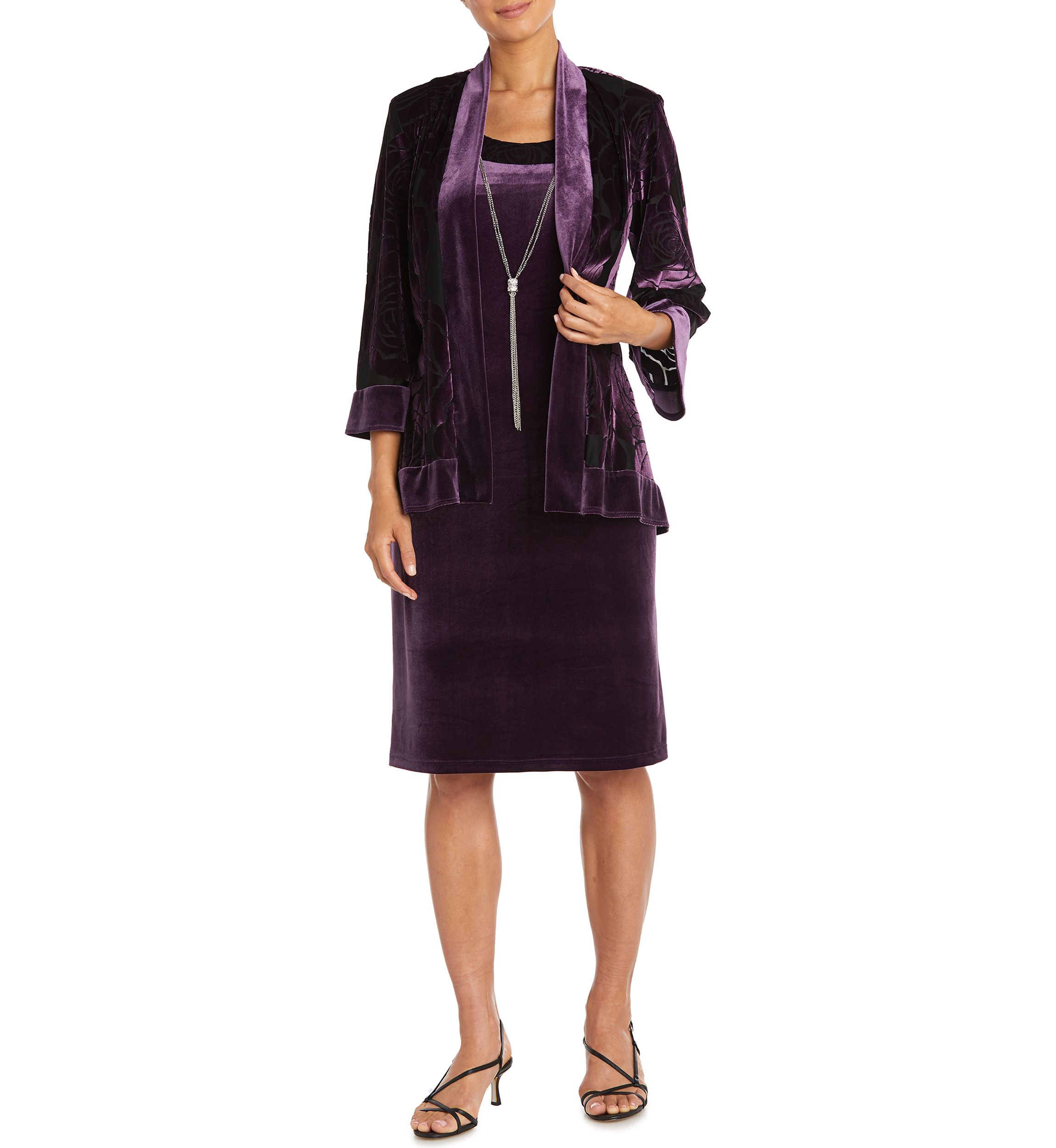 Velvet Jacket Dress