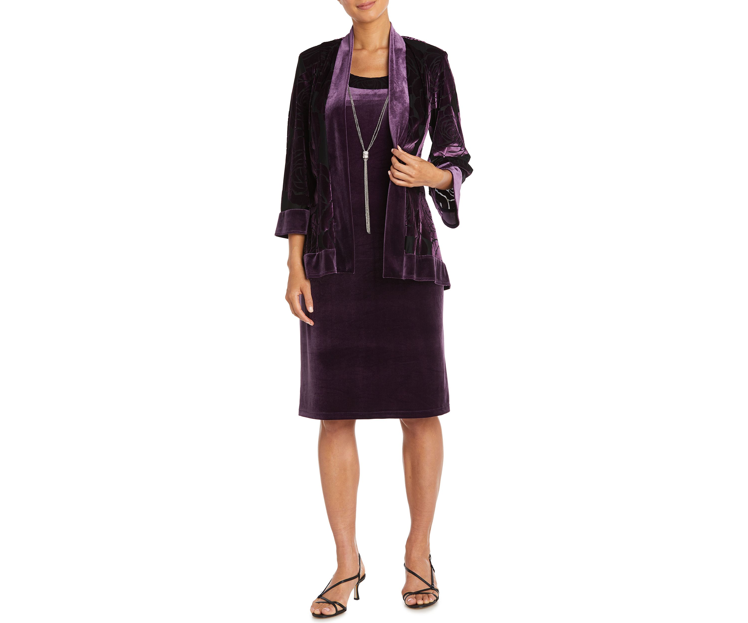 Velvet Jacket Dress