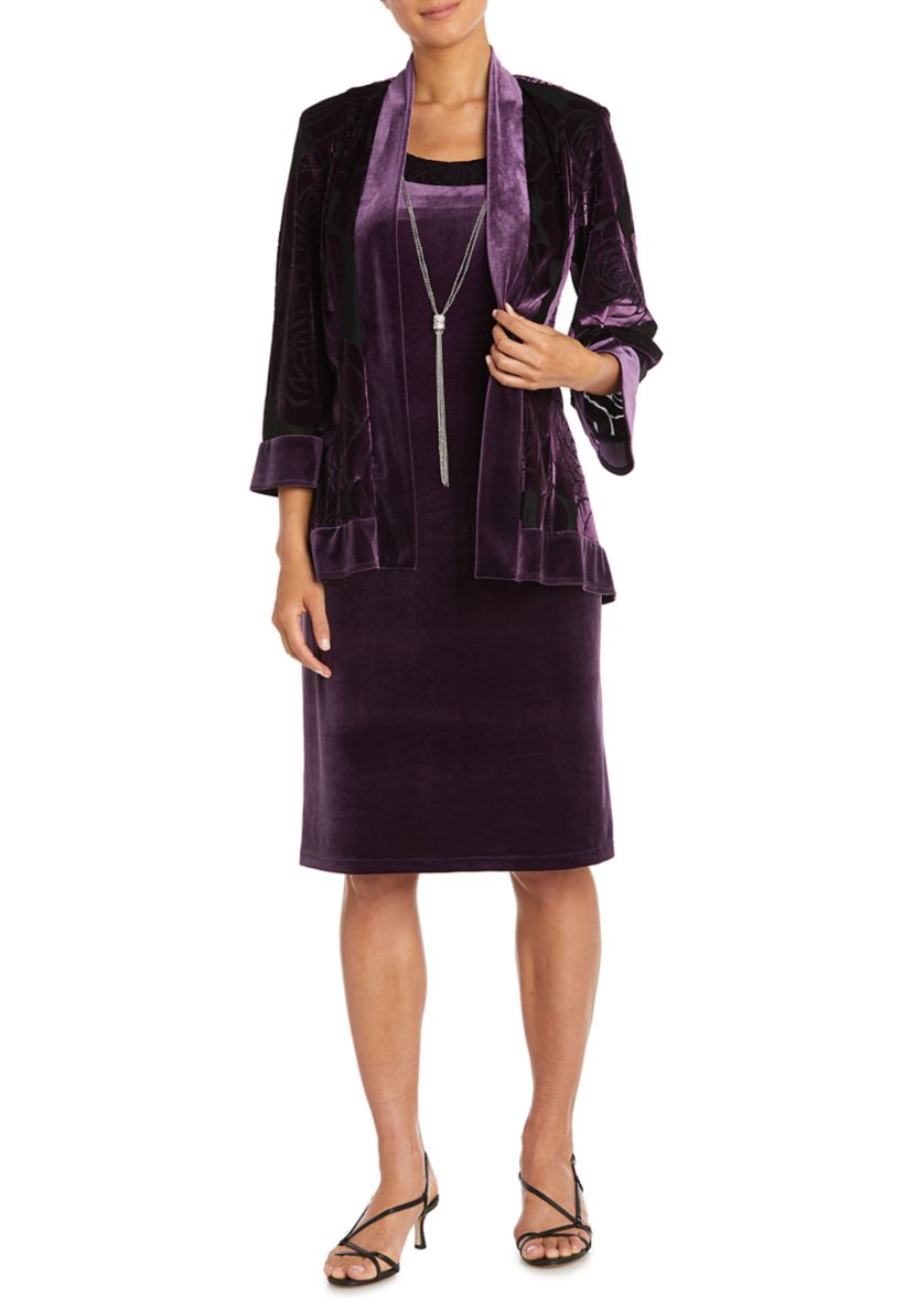 Velvet Jacket Dress