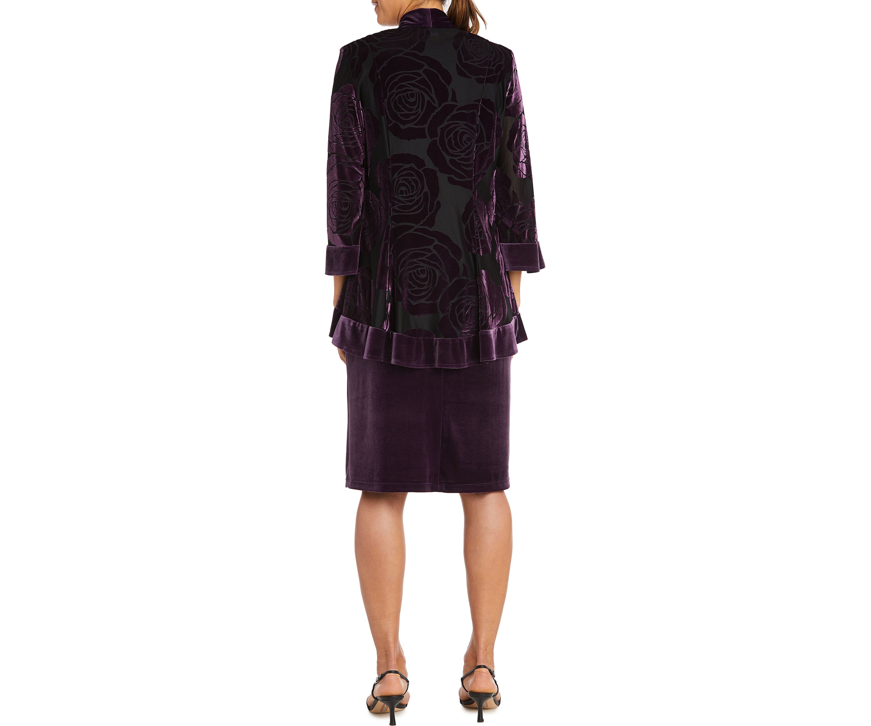 Velvet Jacket Dress