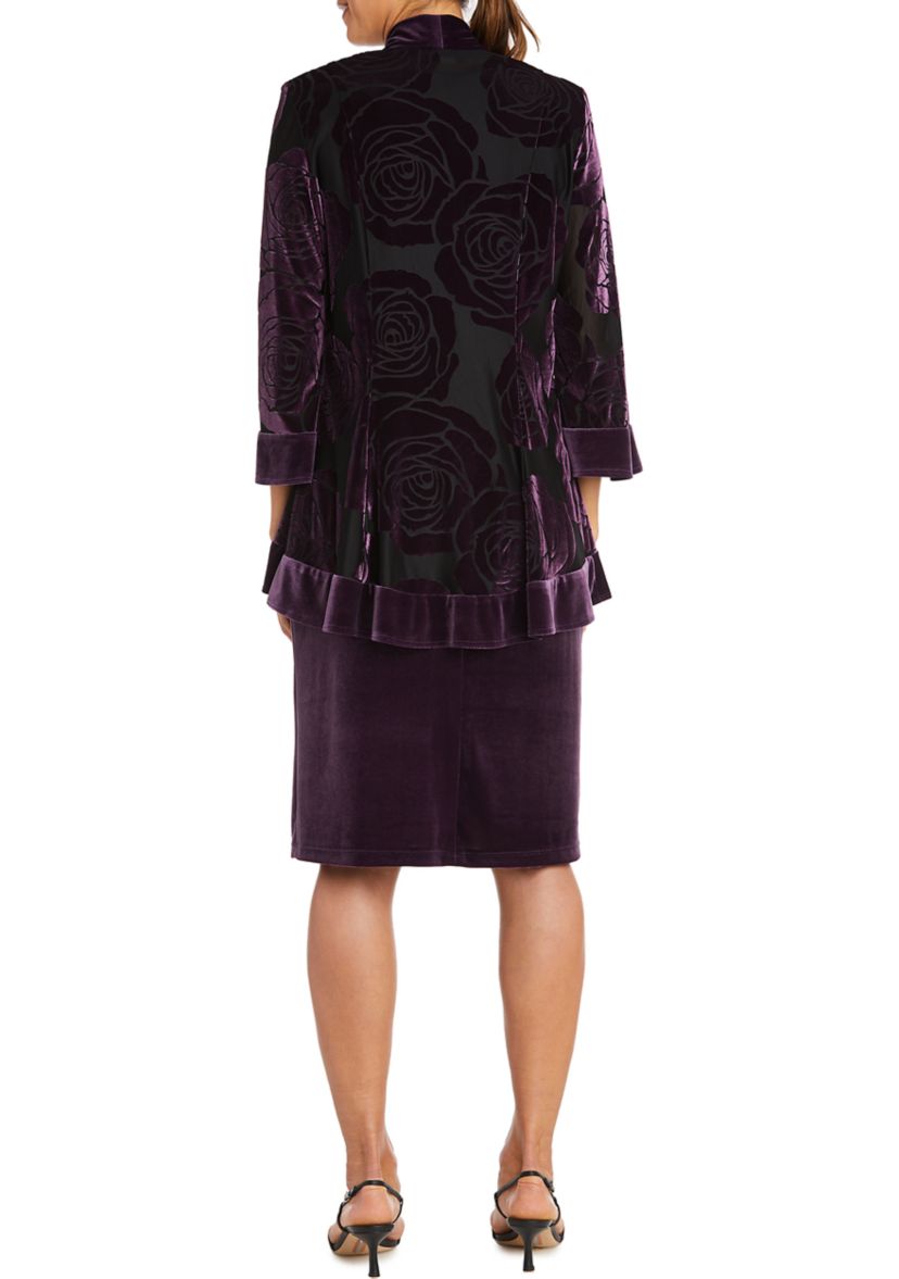 Velvet Jacket Dress