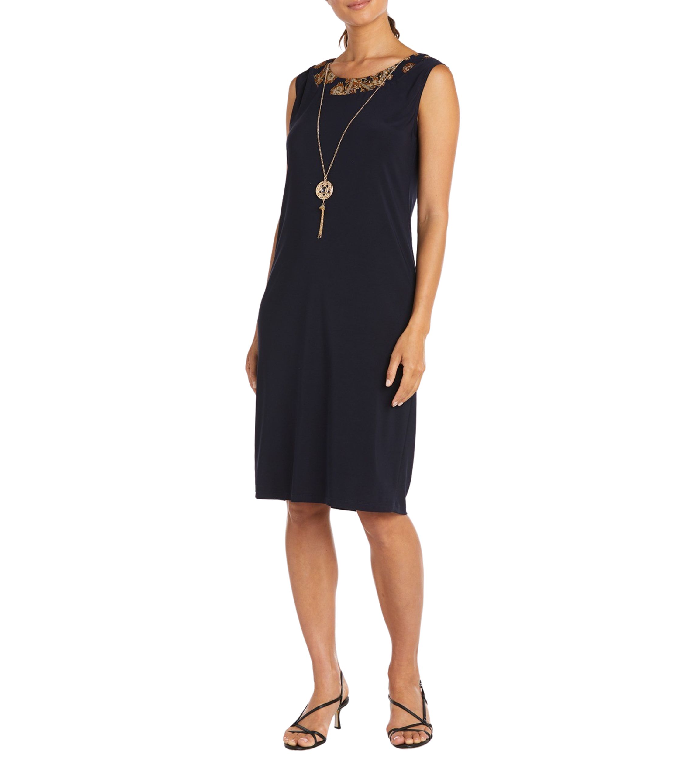 Womens Mesh Paisley Burnout Jacket Dress