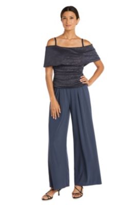 1Pc Banded Cold Shoulder Strap Detail Ruched Jumpsuit