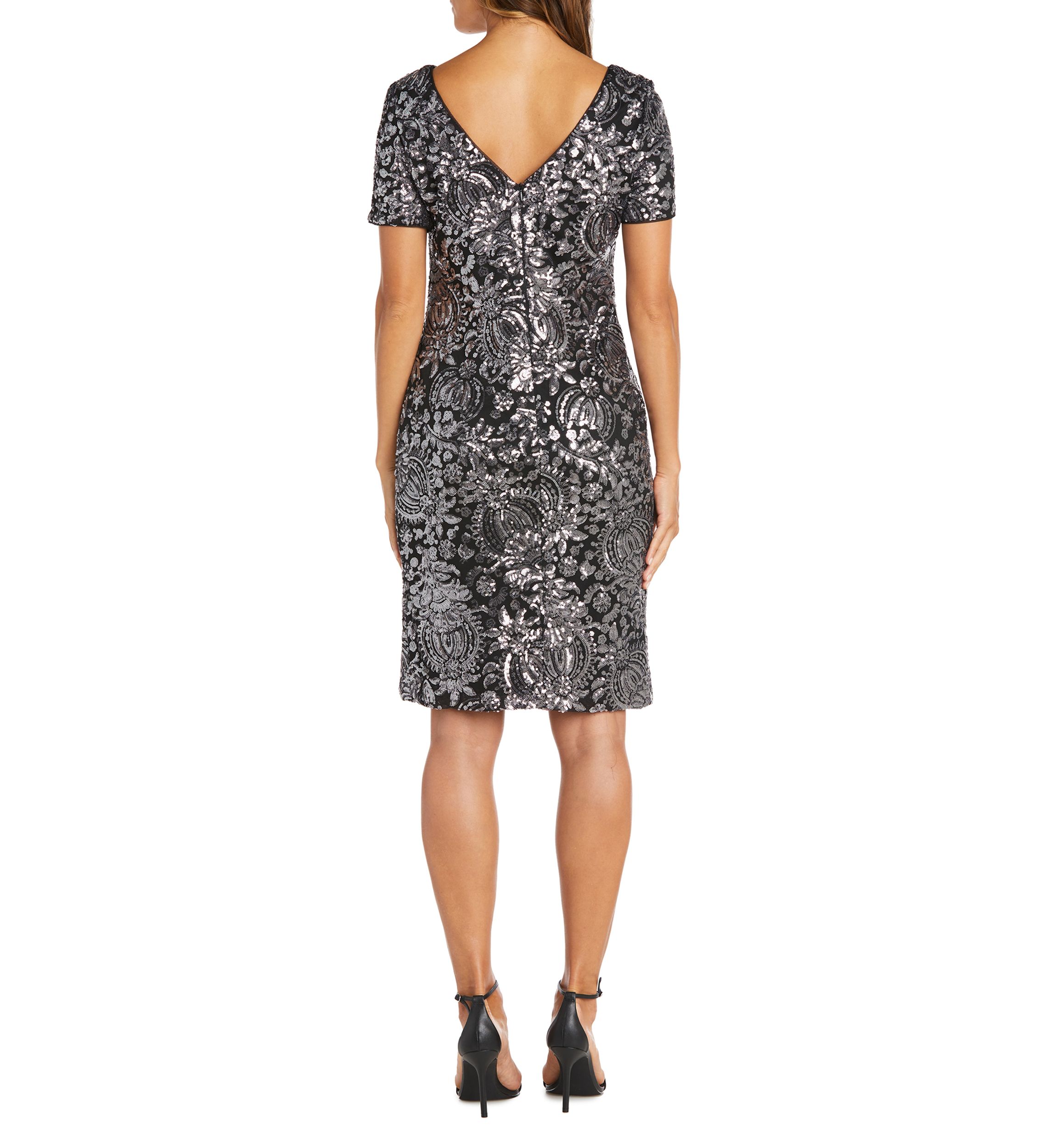 Sequined Cocktail Dress