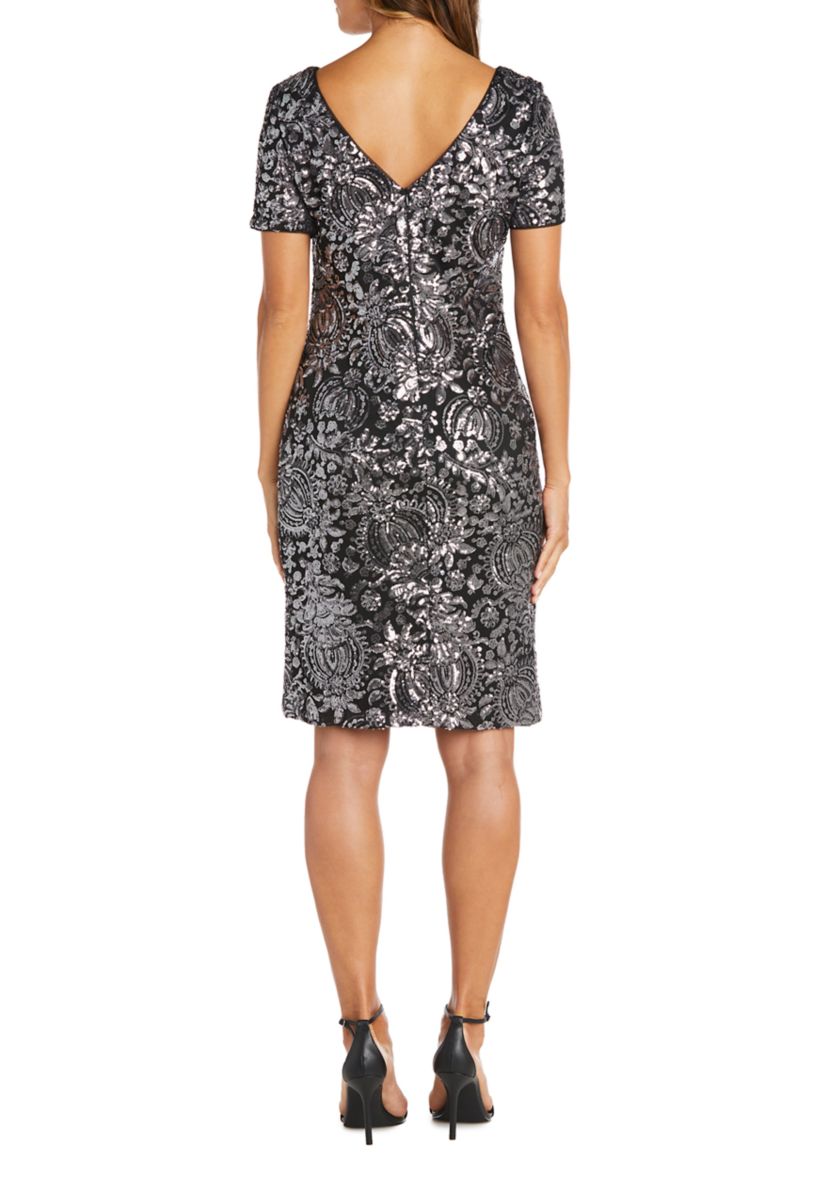 Sequined Cocktail Dress