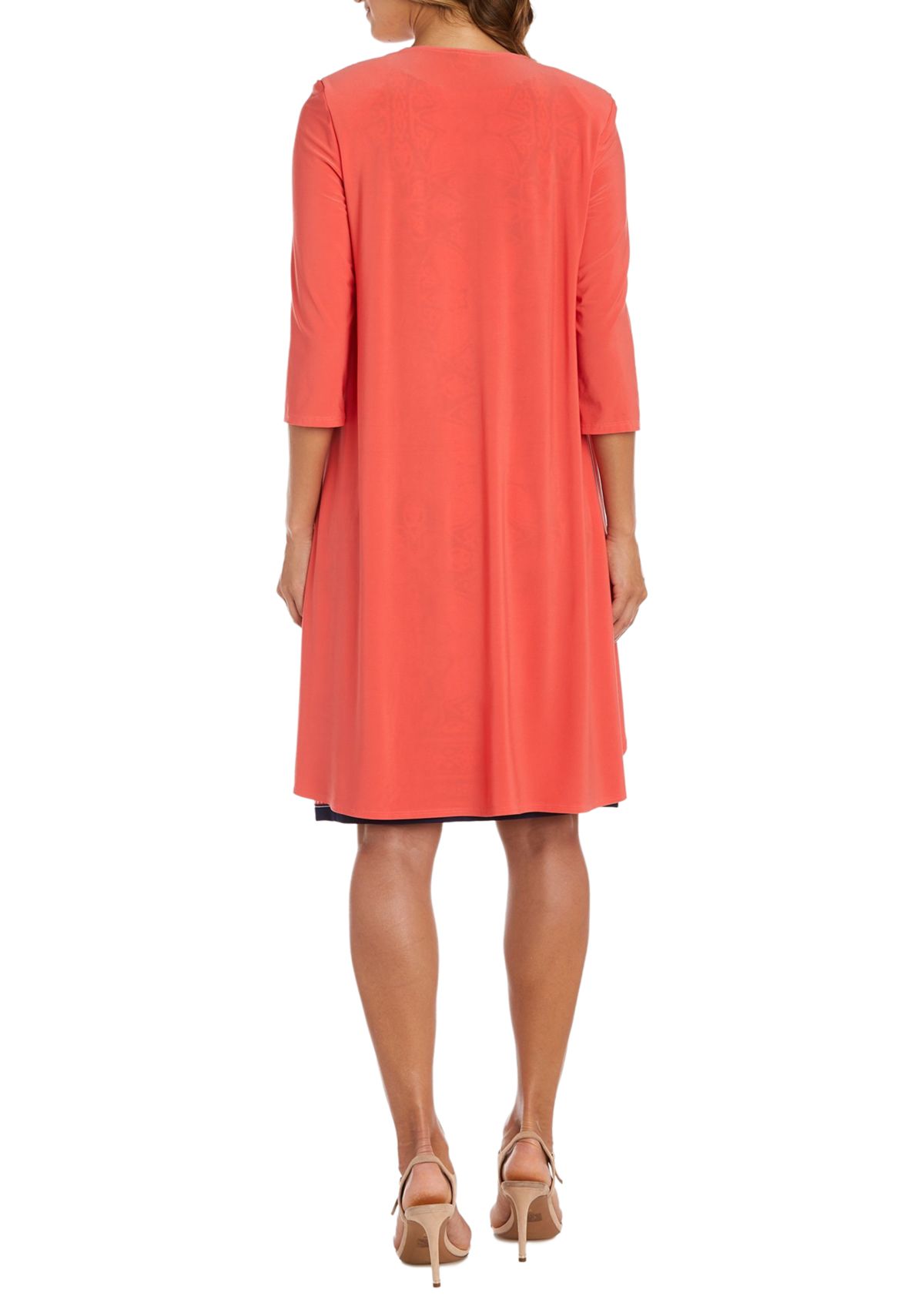 Puff Print Jacket Dress