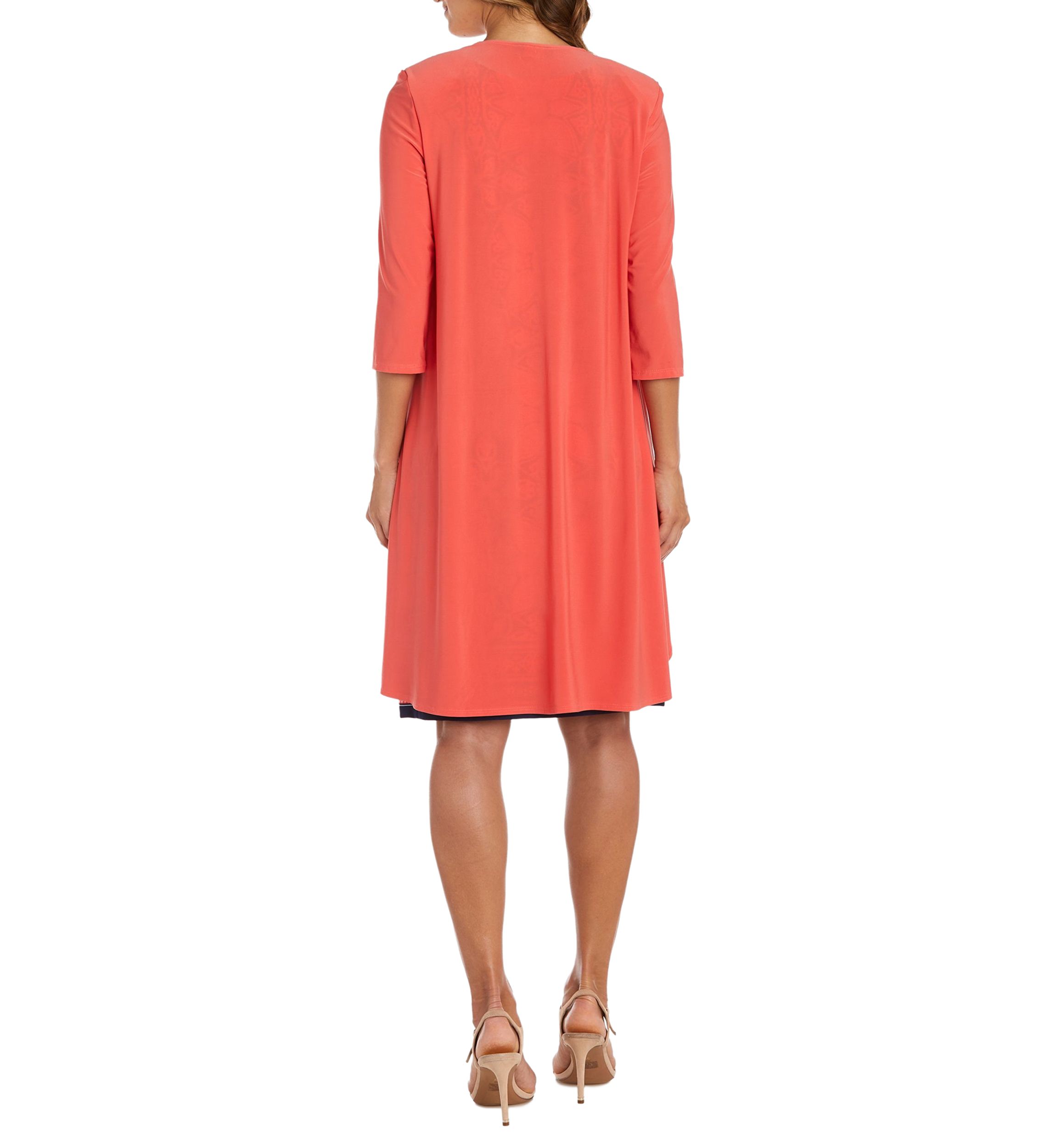 Puff Print Jacket Dress