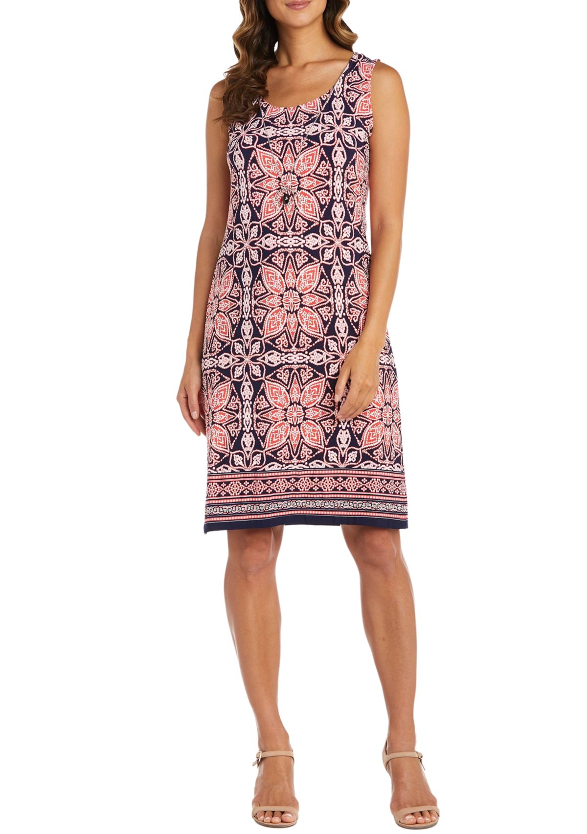 Puff Print Jacket Dress