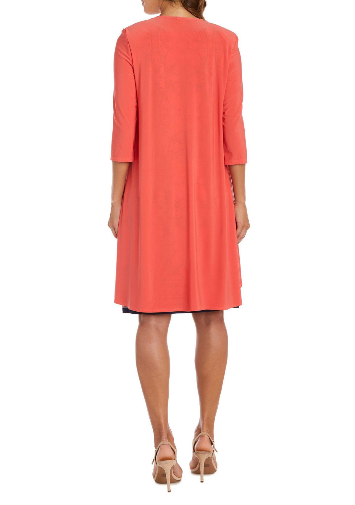 Puff Print Jacket Dress