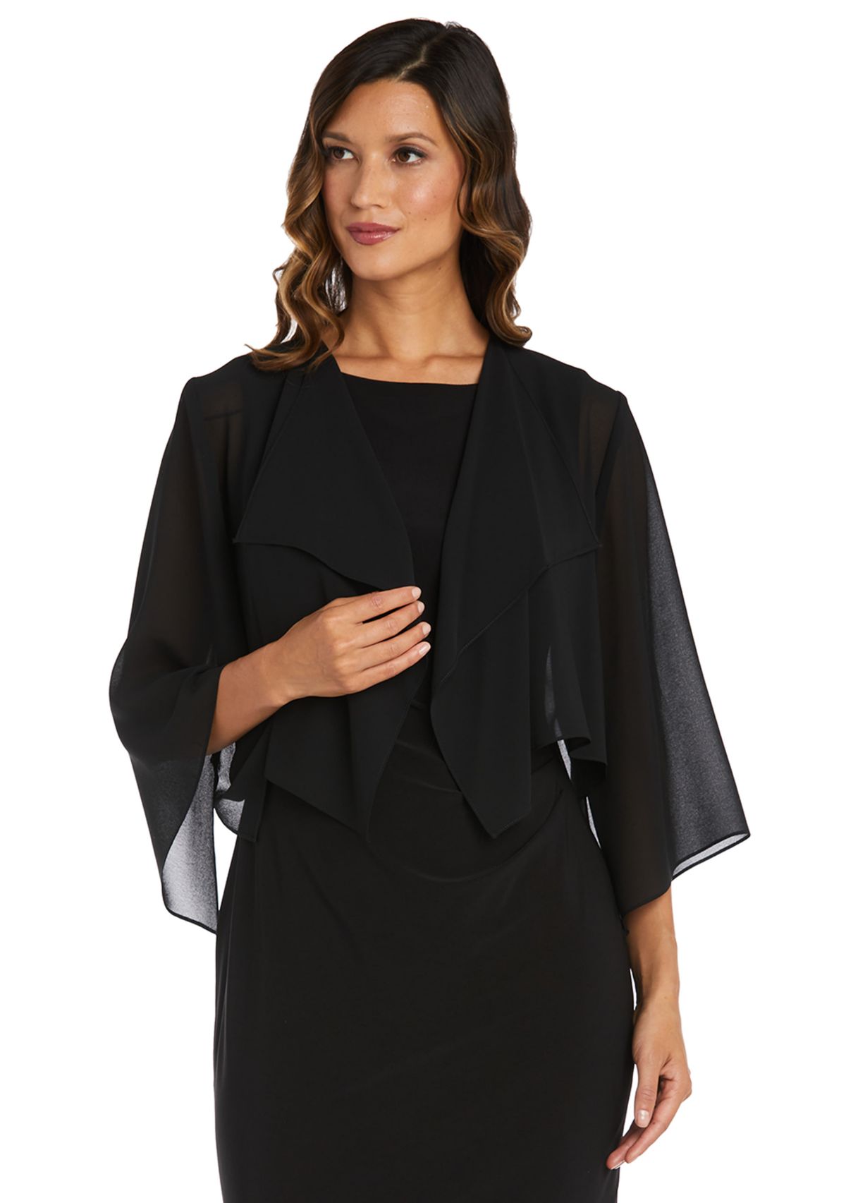 1Pc Cropped Scarf Hem Coverup