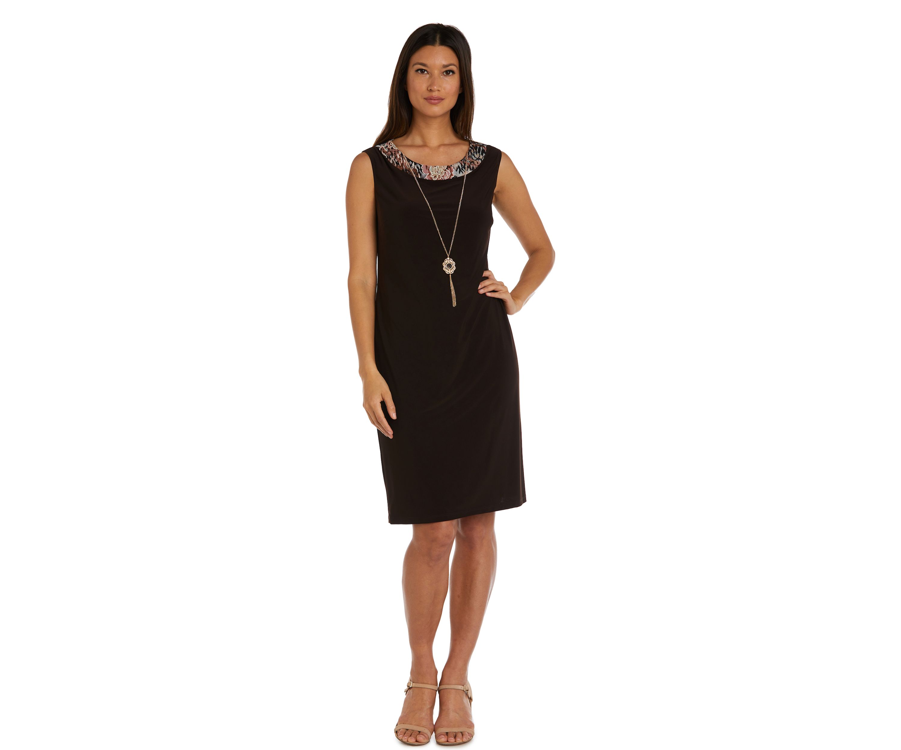 Womens Mesh Printed Jacket Dress