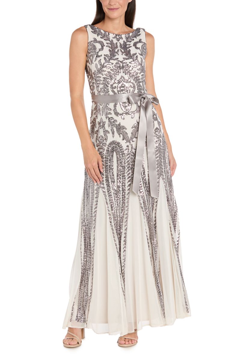 r and m richards formal dresses Nox Anabel R1323 Long Formal Fitted Prom Dress – The Dress Outlet main image 1