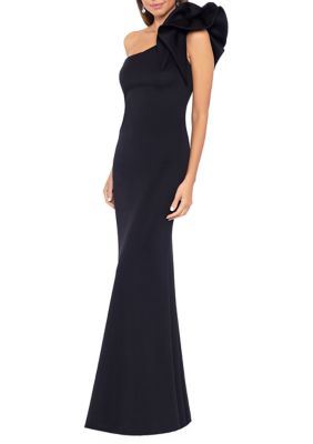 Betsy Adam Bow Shoulder Gown belk