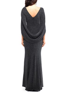 Drape Back Gown