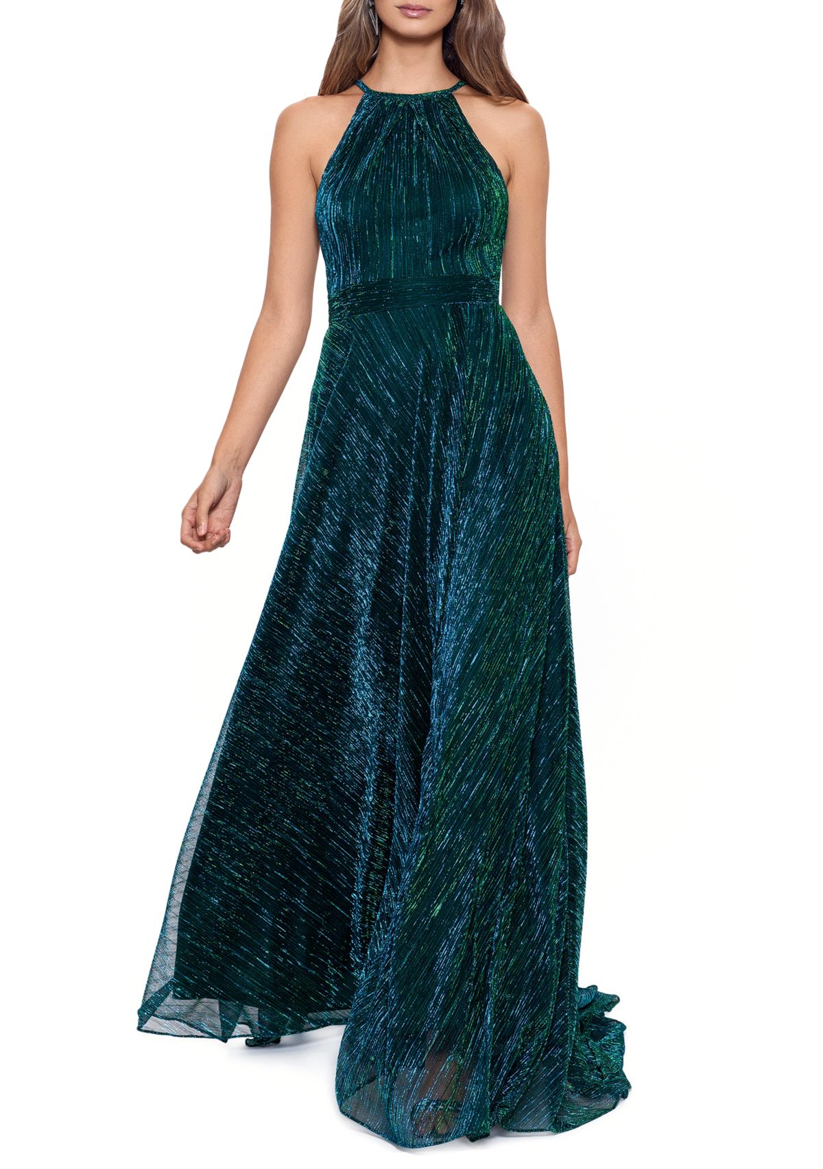 Womens Halter Neck Gown