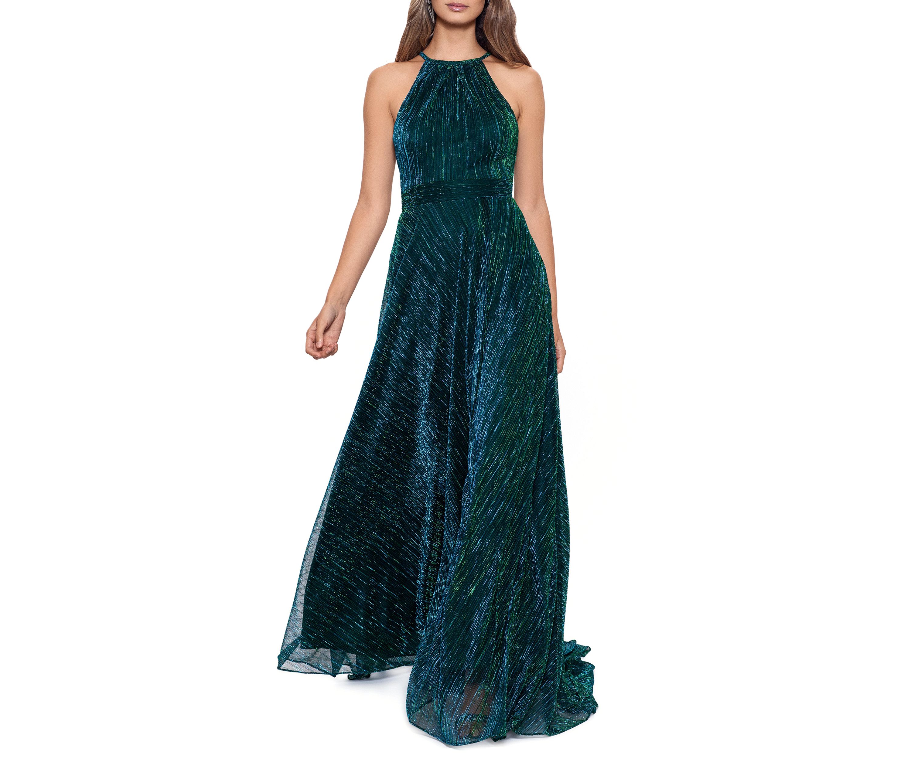 Womens Halter Neck Gown